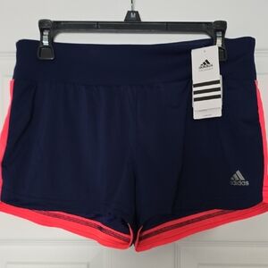 Adidas Women's Athletic Shorts in Navy and Pink Size Small 🌟NWT🌟